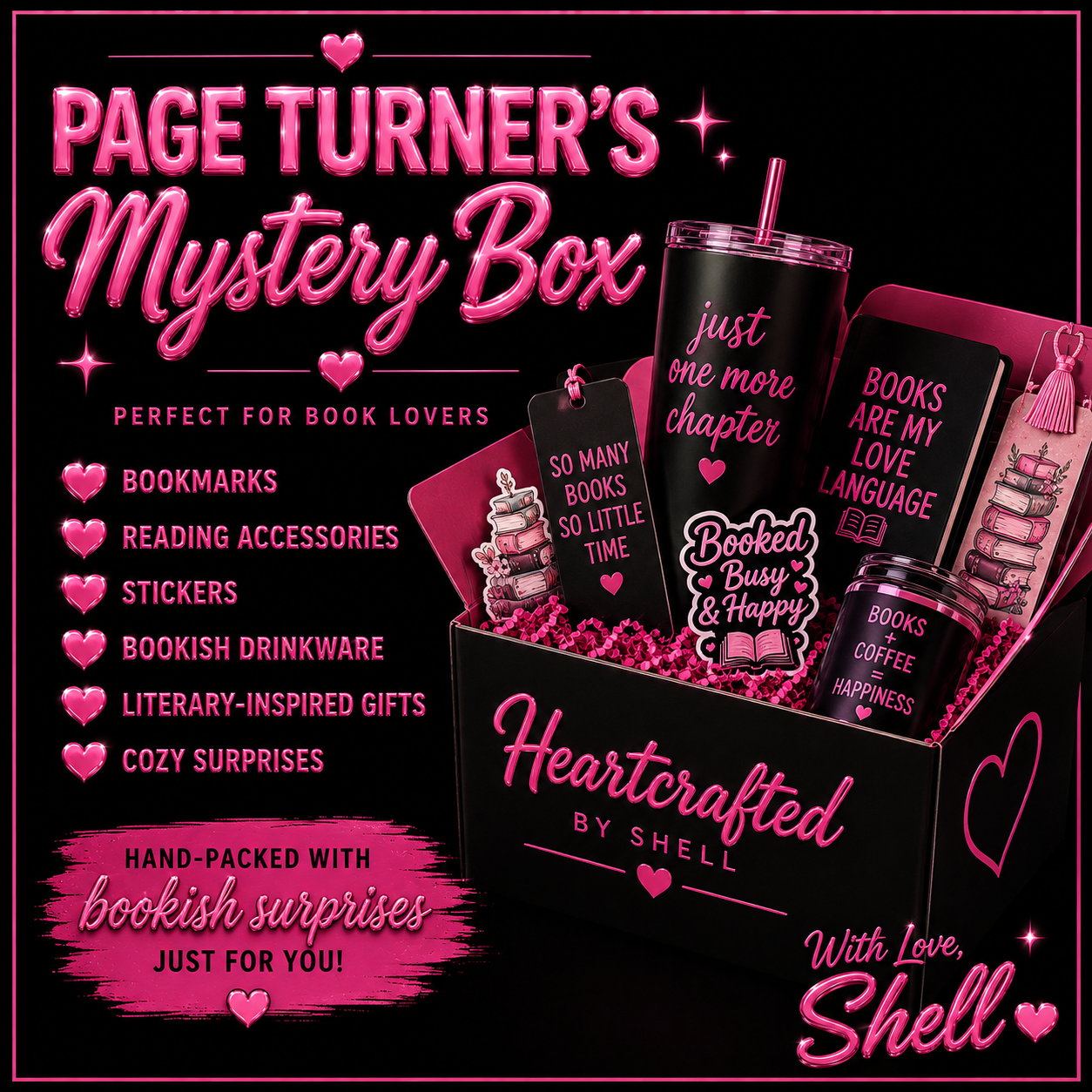Page Turner Mystery box
