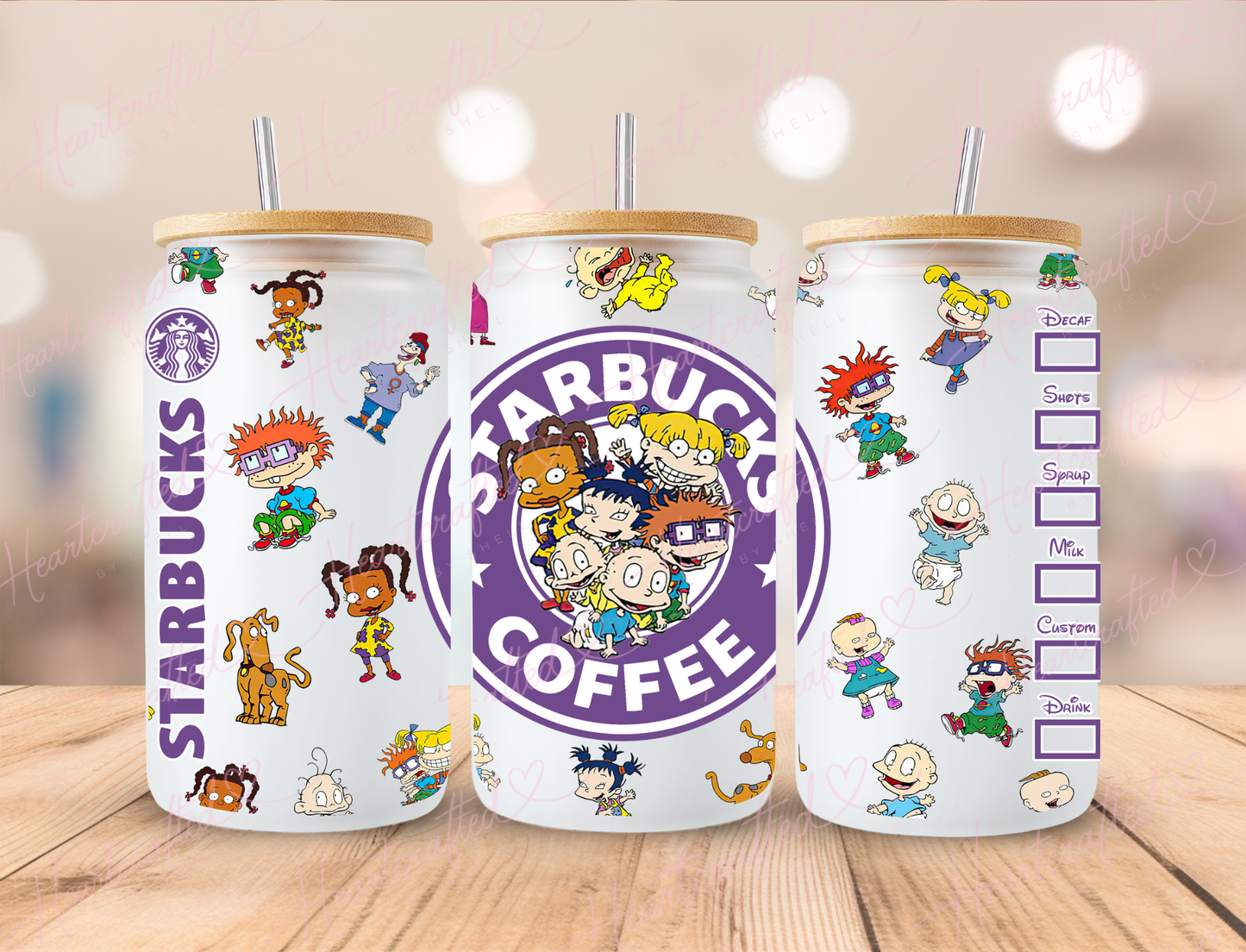 Rugrats glass can